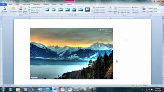 How to move pictures in Microsoft Word 20072010 [upl. by Ailiec463]