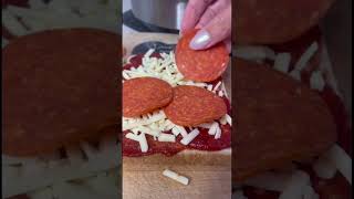 PEPPERONI PIZZA TOASTIE airfryerrecipes pepperonipizza toastie [upl. by Denys44]