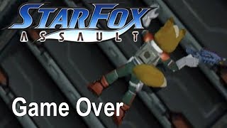 Game Over Star Fox Assault [upl. by Lawlor]