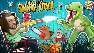 CROCODILE SWAMP Animals R Attakkin Meh FGTEEV Funny GameplaySkit [upl. by Samira]