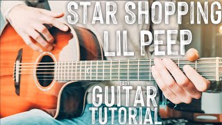 Star Shopping Lil Peep Guitar Tutorial  Star Shopping Guitar  Guitar Lesson 772 [upl. by Eibur]