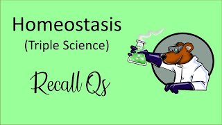 AQA GCSE Biology Unit 5  Homeostasis and Response TRIPLE  Recall Questions [upl. by Enilegna]