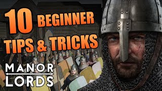 Manor Lords Guide 10 Beginner Tips and Tricks LATEST UPDATE [upl. by Grover]