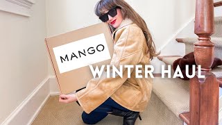 MANGO Winter Haul 2023  TryOn amp Styling [upl. by Kerr721]