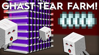 Minecraft Ghast Farm  Portal Based Design  1000 Items per hour [upl. by Prebo]