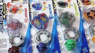 Valtryek  Spryzen  Roktavor  Kerbeus  HASBRO Beyblade Burst Unboxing amp Review [upl. by Keifer237]