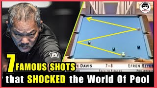 Efren Bata Reyes 7 Famous Shots That SHOCKED the World Of Pool [upl. by Toll]