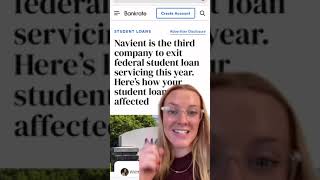 Navient exits federal student loan servicing heres how your loans will be affected shorts [upl. by Wilscam758]