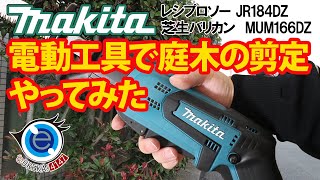 【Tool】makitaの電動工具で庭木の剪定やってみた [upl. by Sivie]