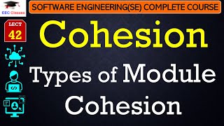 L42 Cohesion  Types of Module Cohesion  Software Engineering LecturesCourse in Hindi [upl. by Hyps]