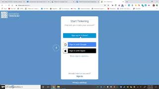 Creating a TinkerCAD Account [upl. by Joanna]