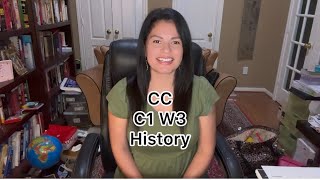 CC Cycle 1 Week 3 History [upl. by Molloy]