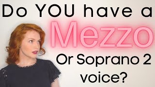 Are YOU a Mezzo or Soprano 2 Singer Middle Female Voice Classification Explained In Simple Terms [upl. by Brynne]