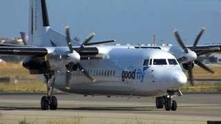 Fokker 50 Minoan Air at Valencia Airport HD [upl. by Soule]