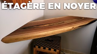 Un plateau de bois incroyable pour une étagère toute simple [upl. by Nahtnanhoj]