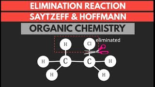 Elimination Reaction  Saytzeff and Hoffmann Rule  Organic Chemistry [upl. by Sakhuja]