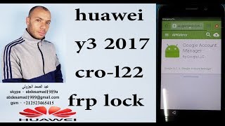 huawei y3 2017 crol22 frp lock bypass google account frp reset [upl. by Ethelyn]