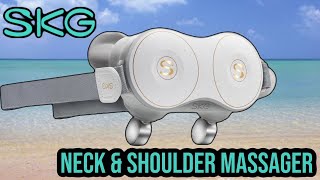 SKG H7 Neck amp Shoulder Massager Relieves Aches amp Pains Anytime Anywhere [upl. by Acinaj]