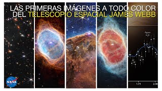 Las primeras imágenes a todo color del telescopio espacial James Webb [upl. by Antonina]