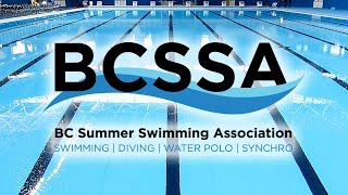 BCSSA Provincial Championships  Kamloops 2022 🏊 DAY 2  Pool 1 Morning Session August 20 2022 [upl. by Ellatsyrc]