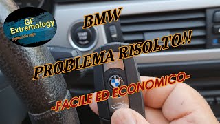 BMW SERIE 3  TUTORIAL COMPLETO SOSTITUZIONE BATTERIA RICARICABILE TELECOMANDO [upl. by Ettedanreb]