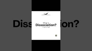 What is dissociation [upl. by Akimahc]