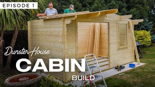 How to Build a Dunster House Rhine Log Cabin Building My First Tiny Home [upl. by Rosario]