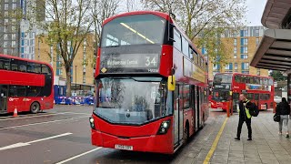 FULL JOURNEY  LONDON BUS 34 BARNET CHURCH  WALTHAMSTOW CENTRAL LK66GDV HV251 [upl. by Iew]