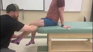 Manual Muscle Test amp Lengthening  Quadriceps [upl. by Wylen124]