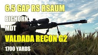 65 GAP 4s SAUM at 1700yards and first try with the VALDADA RECON G2 [upl. by Tempa]