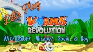 Lets Play  Worms Revolution [upl. by Nevar]