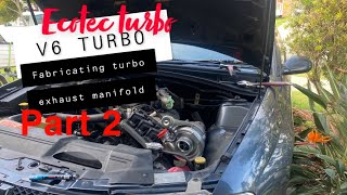 Ecotec 38 V6 Turbo Fabricating Turbo Manifold Part 2 [upl. by Atims]