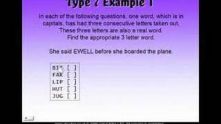 11 Plus Verbal Reasoning Type 7 [upl. by Linneman736]