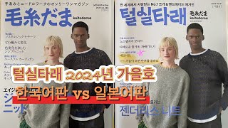 털실타래모사다마 한국어판 24년 가을호 리뷰  일본어판 vs 한국어판 비교  aegyo니트 인터뷰기사 [upl. by Gaut819]