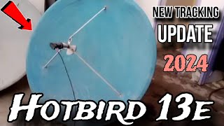 Hotbird 13E Satellite New update Tracking 2024 [upl. by Claiborne]