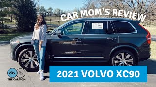 LOVING THE 2021 Volvo XC90  CAR MOM TOUR [upl. by Anovad]