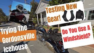 Testing New Motorcycle Gear Boot Liners amp Jacket Base Layer Do You Use A Windshield Restaurant [upl. by Meekahs]