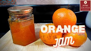 How to make Orange Marmalade Jam at Home  Homemade Jam using Orange Juice amp Pulp with Lemon Juice [upl. by Linnie455]