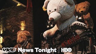 This Guy Built A Teddy Bear Robot Band Because He Hates Playing With Humans HBO [upl. by Wichman]