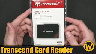 Transcend Card Reader RDF9 UHSII [upl. by Ahsatak430]