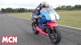 Exclusive MCN ride the Britten V1000  First Rides  Motorcyclenewscom [upl. by Htedirem845]