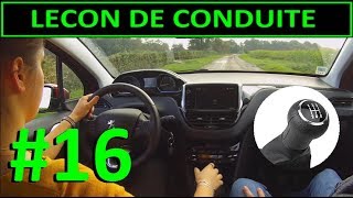 Leçon de conduite 15  Comment rétrograder une vitesse [upl. by Ellehcyt]