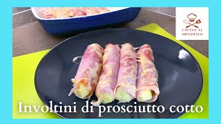 Involtini di prosciutto cotto con patate filanti [upl. by Anihcak]