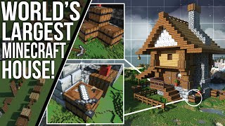 This INSANE New Minecraft House is ENORMOUSLY EPIC [upl. by Nwahsek496]