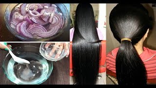 How to Grow Long amp Thick Hair with Onions  Worlds Best Remedy for Hair Growth [upl. by Doran874]