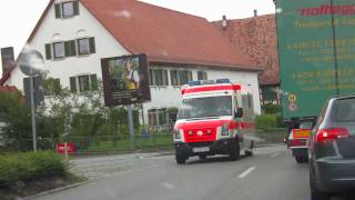 RTW 3831 DRK Bodenseekreis RW Markdorf [upl. by Eilatam187]