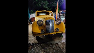 1949 Austin of England Sheerline A125  INDIA  CAR RESTORATION  PART 1 [upl. by Anilehcim]