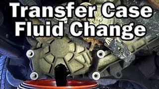 How to change Transfer Case Fluid Easy [upl. by Ekud]