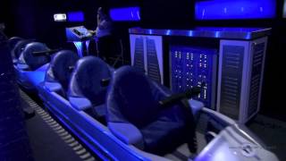 Space Mountain Front Row Nightvision HD Magic Kingdom Walt Disney World [upl. by Nerraf]