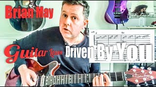 Brian May  Driven By You  Guitar Lesson Guitar Tab [upl. by Lekram259]